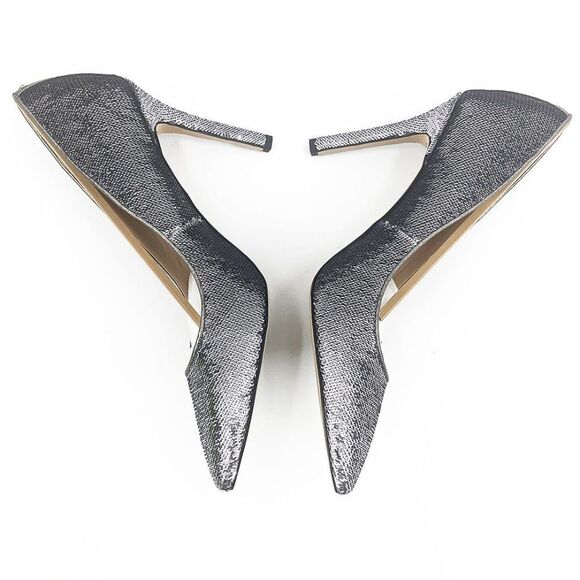 Sam Edelman Hazel Shoes Pumps Size 10 Pointy Toe Metallic Sequin Party Glam Chic - Picture 4 of 11